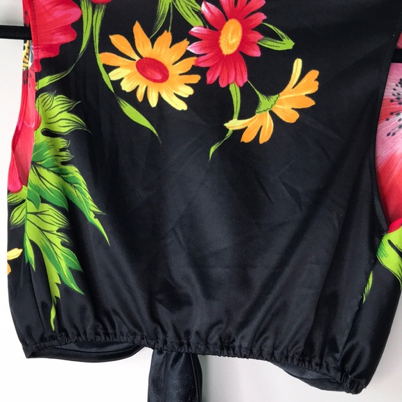 Custom Made Wrap Cropped Tank Top - Picture 9 of 14